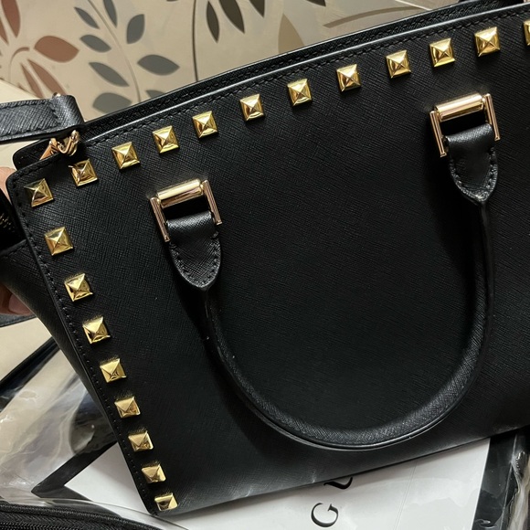 Authentic studded Mk in new without tag condition - Picture 8 of 11